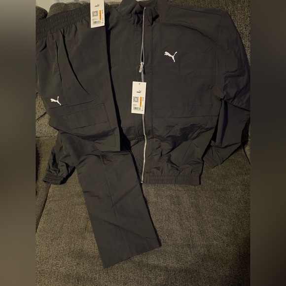 Puma Black Tracksuit men’s new with tag - Picture 1 of 5